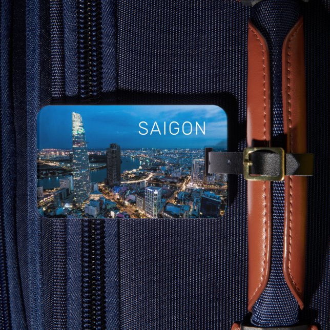 Saigon (Ho Chi Minh City) HCMC Vietnam Helgdag Bagagebricka (Framsida Insitu 4)