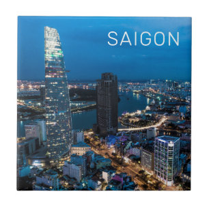 Saigon (Ho Chi Minh City) HCMC Vietnam Helgdag Kakelplatta