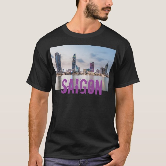 Saigon (Ho Chi Minh City) HCMC Vietnam souvenir Bu T Shirt (Framsida)
