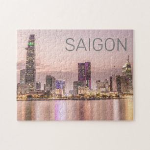 Saigon Ho Chi Minh City HCMC Vietnam Sunset Pussel