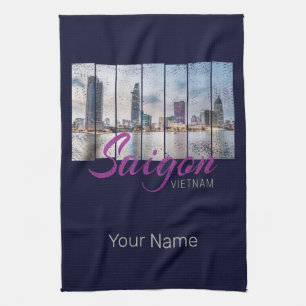 Saigon (Ho-Chi-Minh-Stadt) HCMC Vietnam Souvenir Kökshandduk