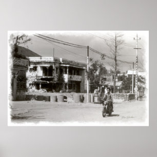 Saigon Vietnam 1968 B Skriv ut Poster