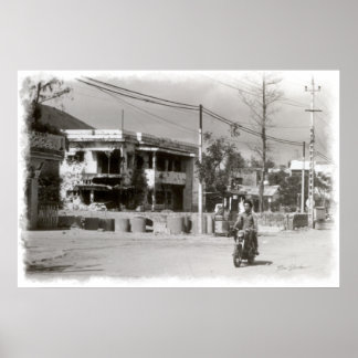 Saigon Vietnam 1968 B Skriv ut Poster