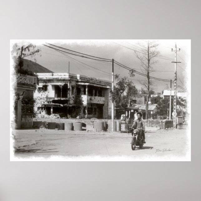 Saigon Vietnam 1968 B Skriv ut Poster (Framsidan)