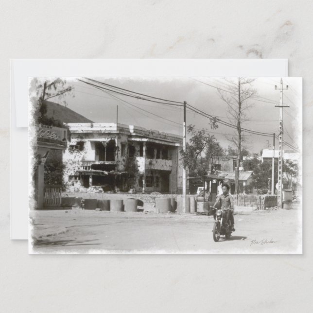 Saigon Vietnam 1968 B Tryck (Framsida)