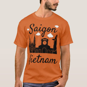 Saigon Vietnam flagga T Shirt