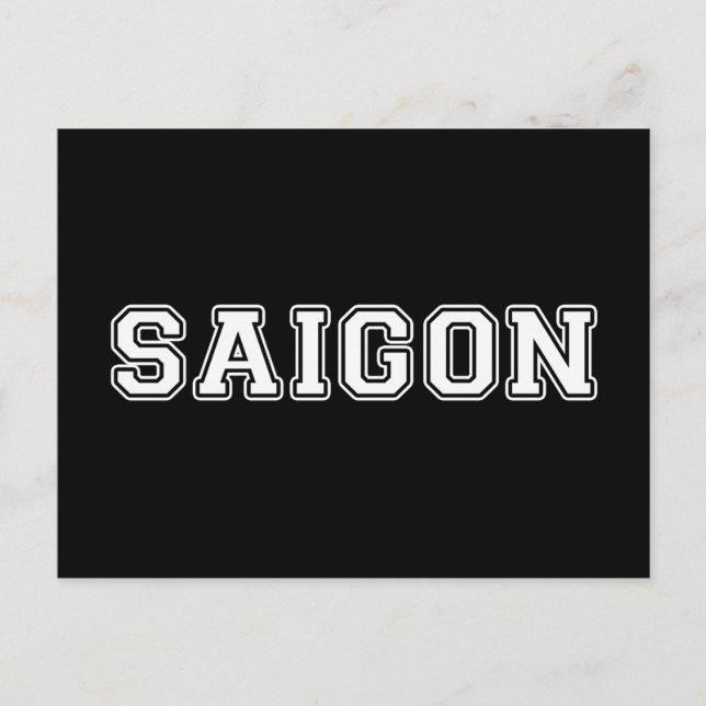 Saigon Vykort (Framsida)