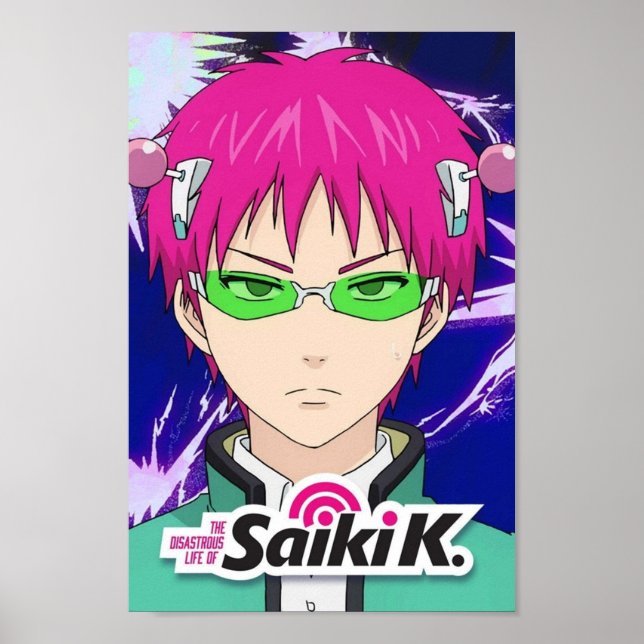 SAIKI K ANIME POSTER (Framsidan)