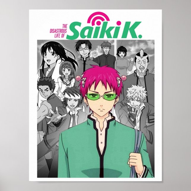 Saiki K Life Poster (Framsidan)