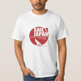 Sail4Japan + 寄付 $5 för manar Tee Shirt