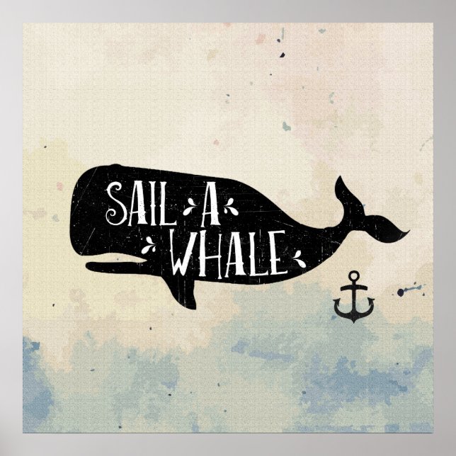 Sail a Whale Poster (Framsidan)