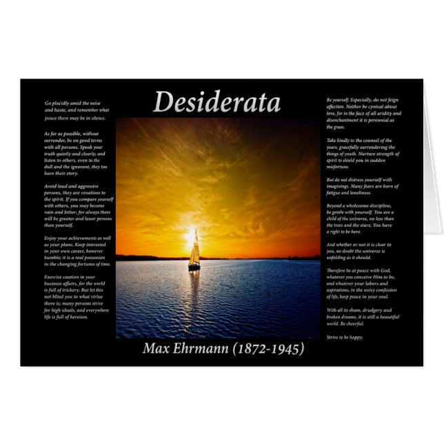 Sail Away Hälsningskort (Framsidan Horizontal)