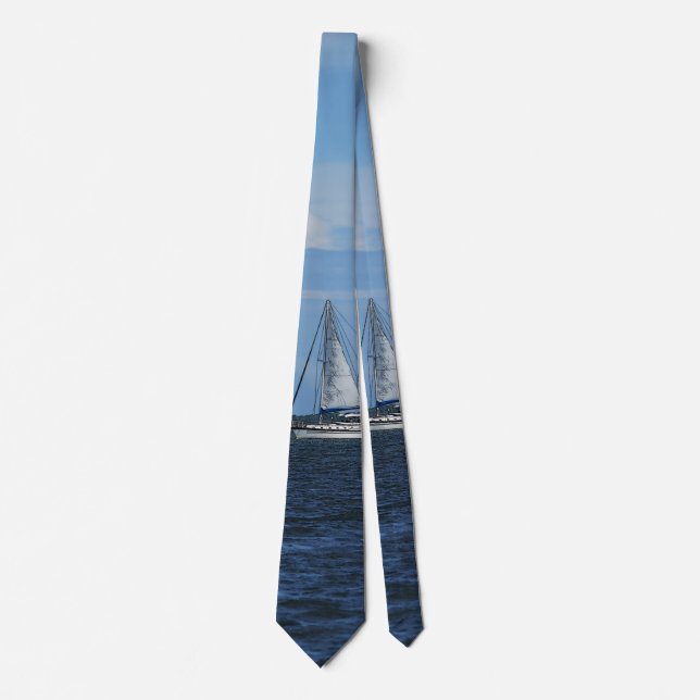 Sail Away Painterly Neck Tie Slips (Framsida)
