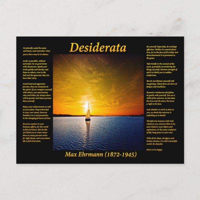 Sail Away Vykort (Framsida)