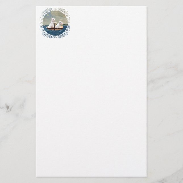 Sail för Westies-set Brevpapper (Framsida)