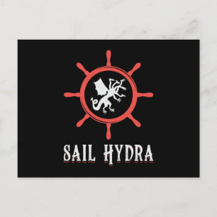 Sail Hydra Boat Sailing Sailboat Boat Yacht Vykort
