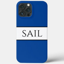 SAIL Nautical Sporty Fold Deep Blue White Rand