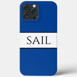 SAIL Nautical Sporty Fold Deep Blue White Rand