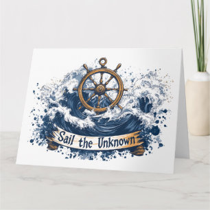 "Sail the Unknown" - Nautisk-inspirerad design Kort