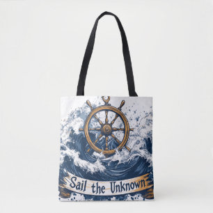 "Sail the Unknown" - Nautisk-inspirerad design Tygkasse