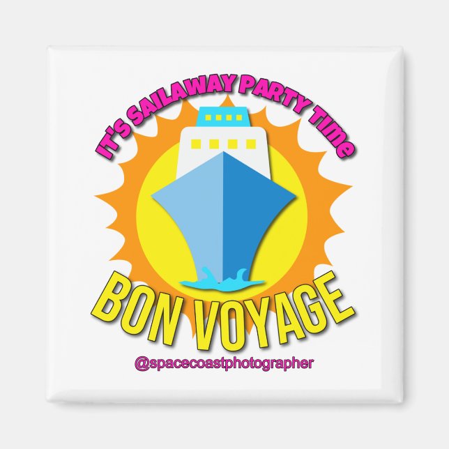 Sailaway Party Time Magnet (Framsidan)