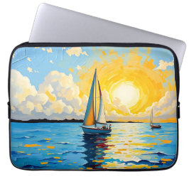 Sailboat at Sunset Laptop Fodral