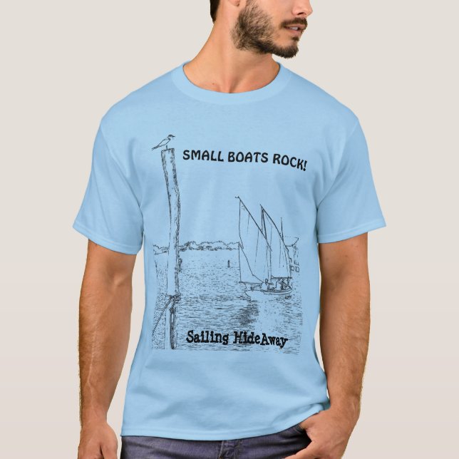 Sailboat Crew Tee Shirt (Framsida)