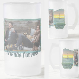 Sailboat Friends 0884 Frostat Ölglas