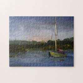 Sailboat Impressionistic Original Art Challenging Pussel