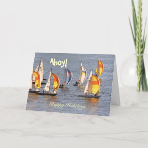 Sailboat-jul, Glad helg, Ahoy! Helgkort