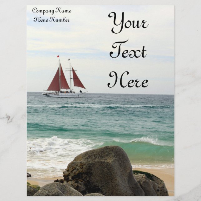 Sailboat Letterhead (Framsida)