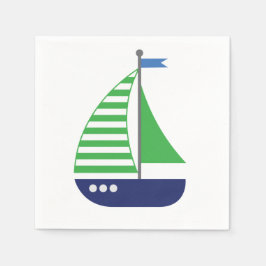 Sailboat Napkins Pappersservett