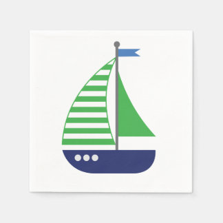Sailboat Napkins Pappersservett