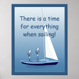 Sailboat Sailors Prayers Funny Poster
