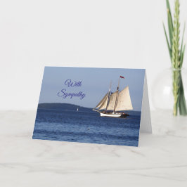 Sailboat Sjö Michigan Sympathy Kort