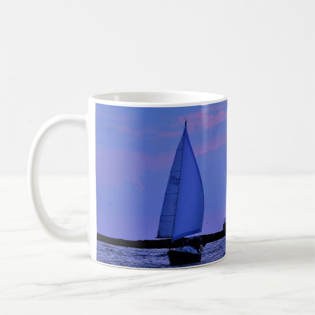 Sailboat Sunset Mugg (Vänster)