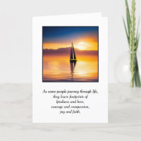 Sailboat Sunset Sympathy