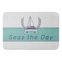 Sailboat Teal Blue Navy Sommar i kustsjöfarten