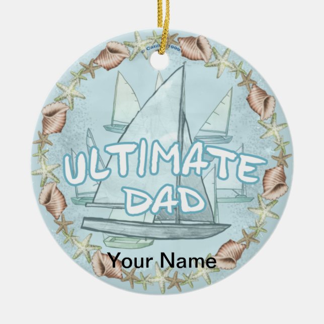 Sailboat Ultimate Pappa ornament (Framsidan)