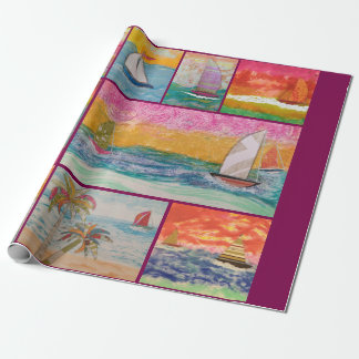 Sailboat Wrapping Paper Presentpapper