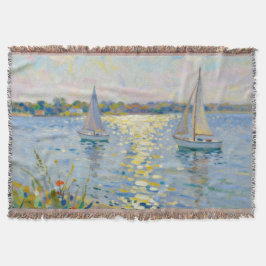 Sailboats New England Summer Filt