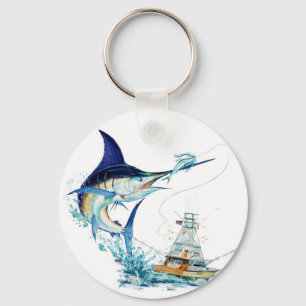 Sailfishen tar betet nyckelring