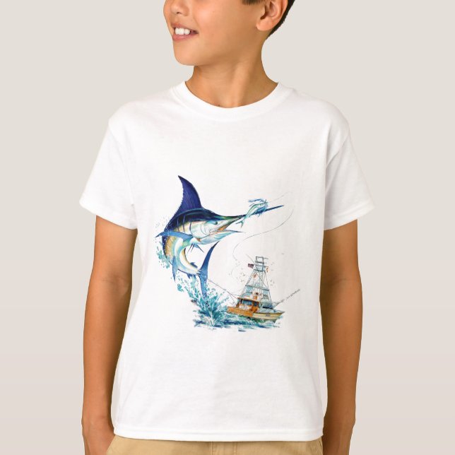 Sailfishen tar betet t shirt (Framsida)