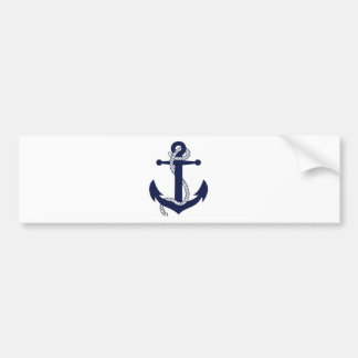 Sailing Anchor Navy Bildekal