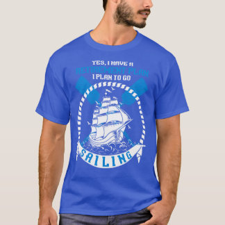 Sailing av Redraget segelbolag med gift-offert T Shirt