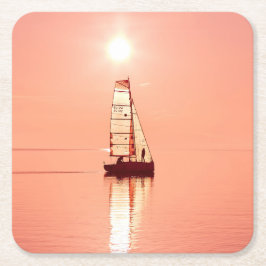 Sailing Away underlägg Papper Kvadrat
