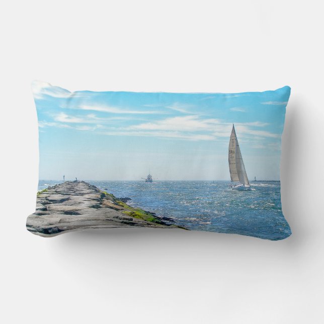 Sailing Barnegat Inet under sommaren Lumbarkudde (Framsida)