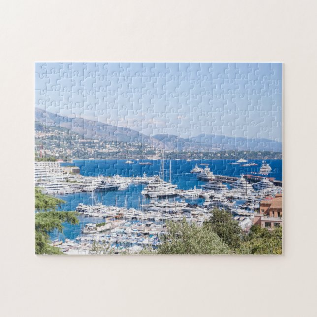 Sailing Boat Docks Ocean Puzzle Pussel (Horisontell)