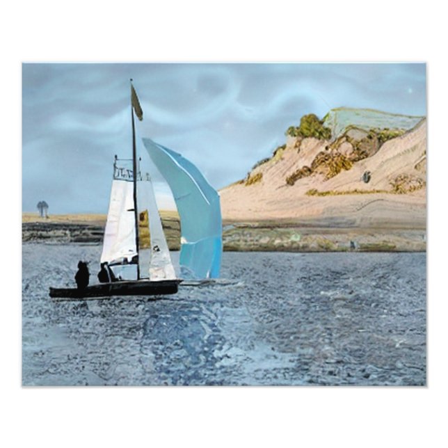 SAILING BOAT FOTOTRYCK (Framsidan)