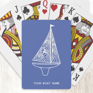 Sailing Boat Namn Nautical Casinokort